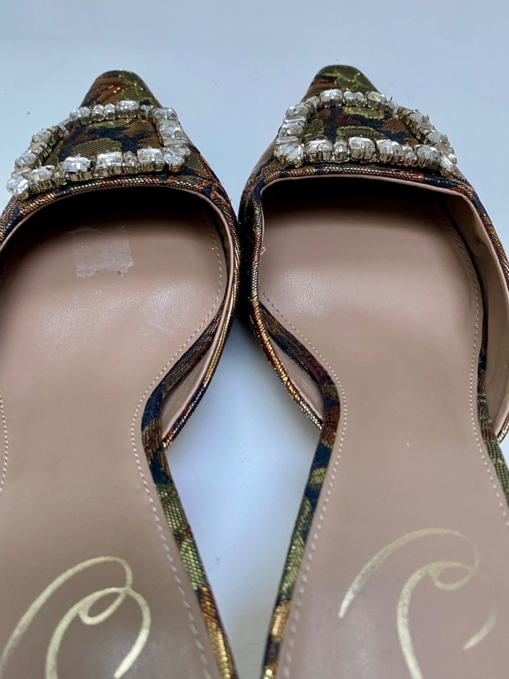 Sam Edelman Brit Jewel Brocade Kitten Heel - Picture 12 of 14